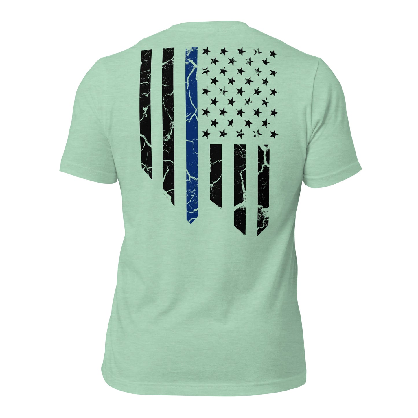 Distressed Thin Blue Line Tee