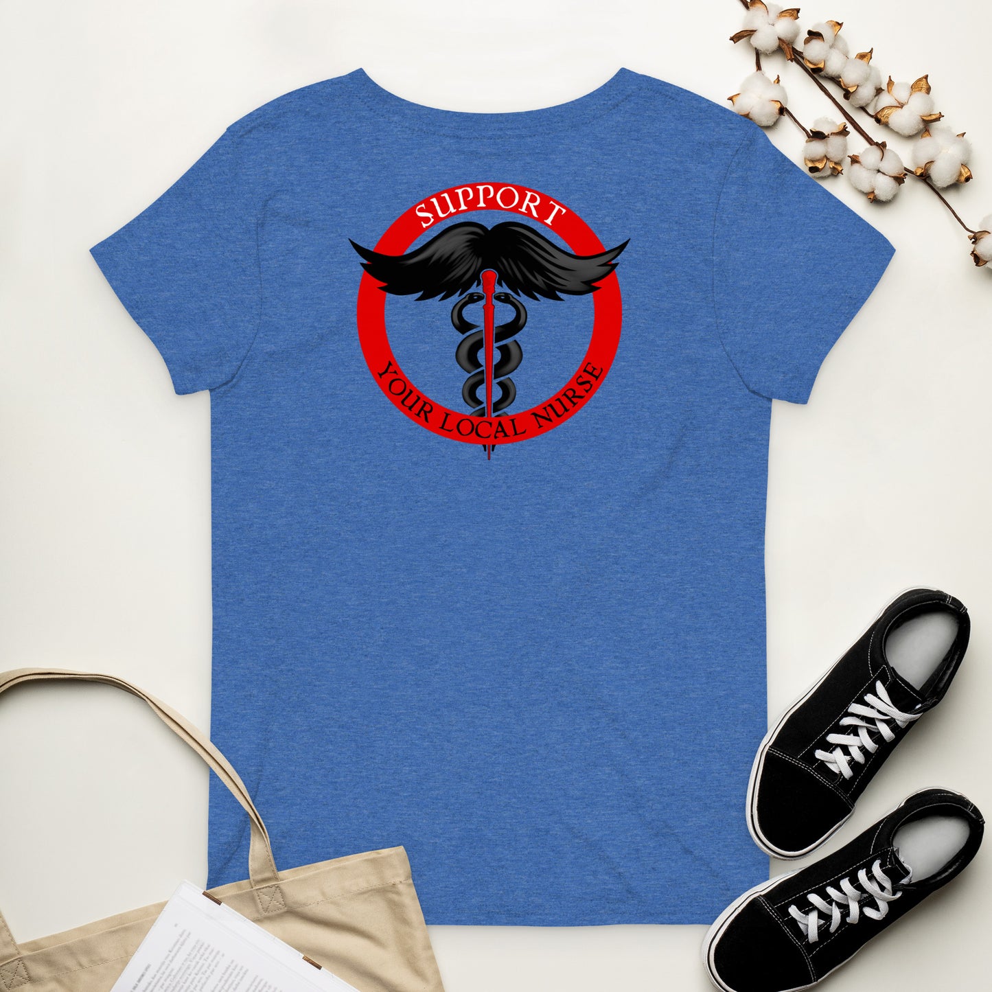 Ladies Local Nurse Support Tee (Dark)