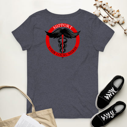 Ladies Local Nurse Support Tee (Dark)