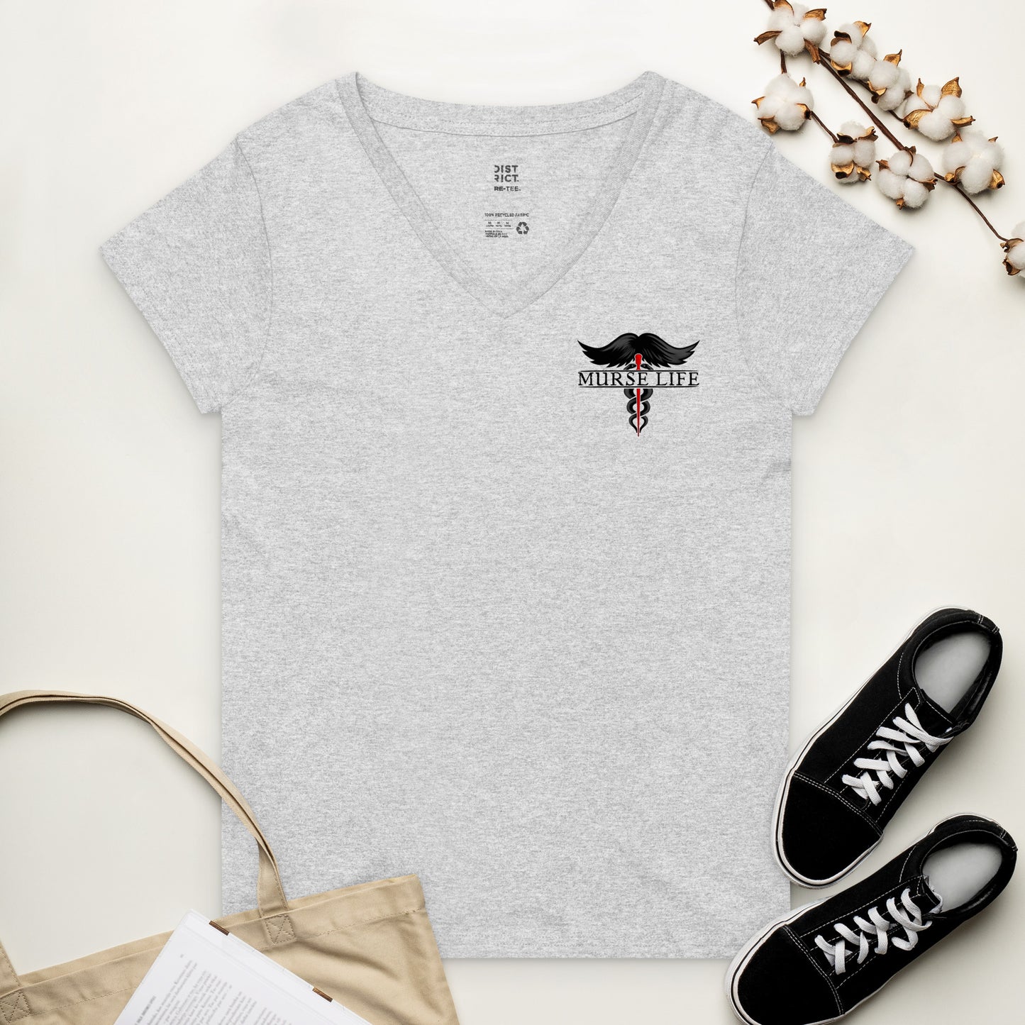 Ladies Local Nurse Support Tee (Dark)