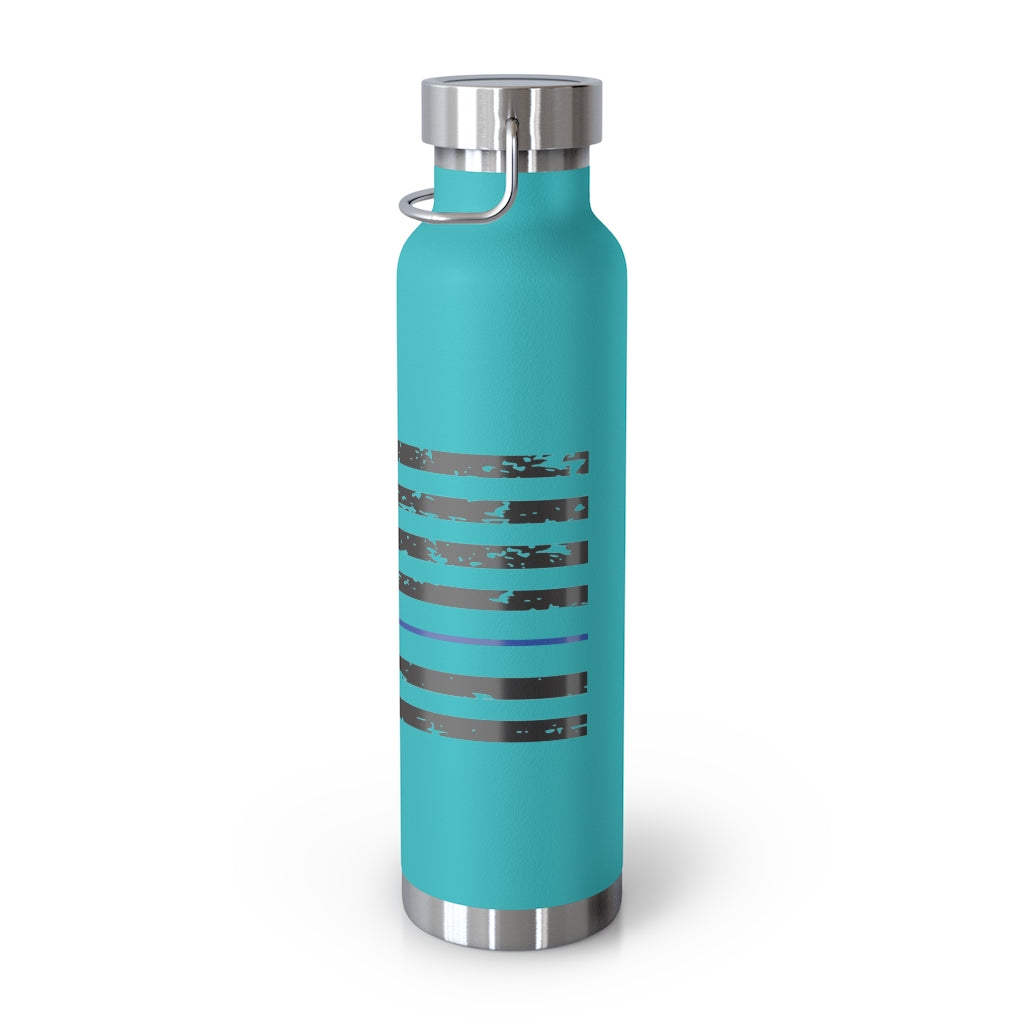 Thin Blue Line Insulated Bottle Murse Life male nurse, murse life, Mug murse