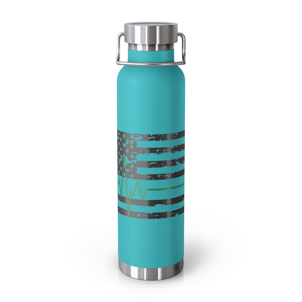 Thin Green Line Insulated Bottle Murse Life male nurse, murse life, Mug murse