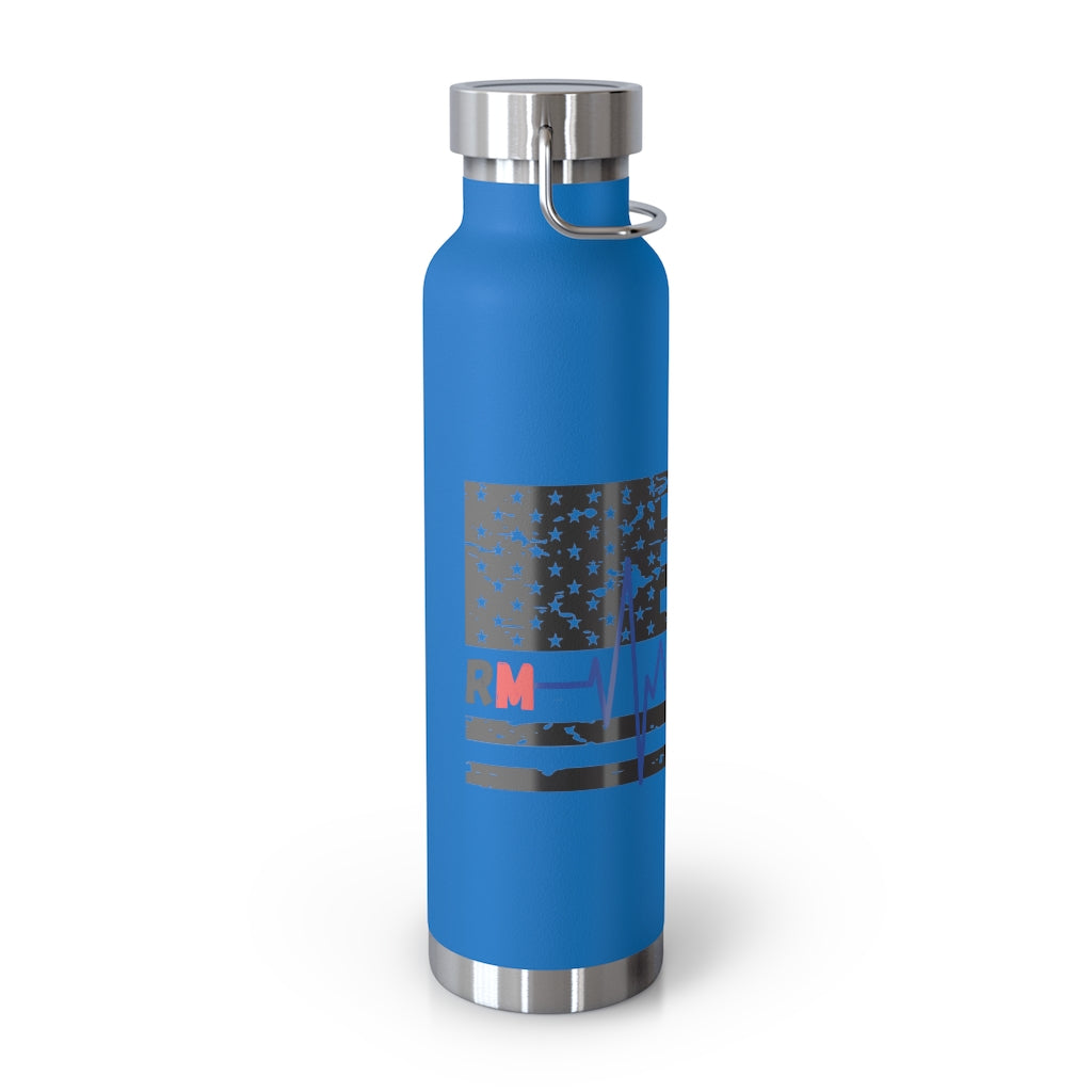 Thin Blue Line Insulated Bottle Murse Life male nurse, murse life, Mug murse