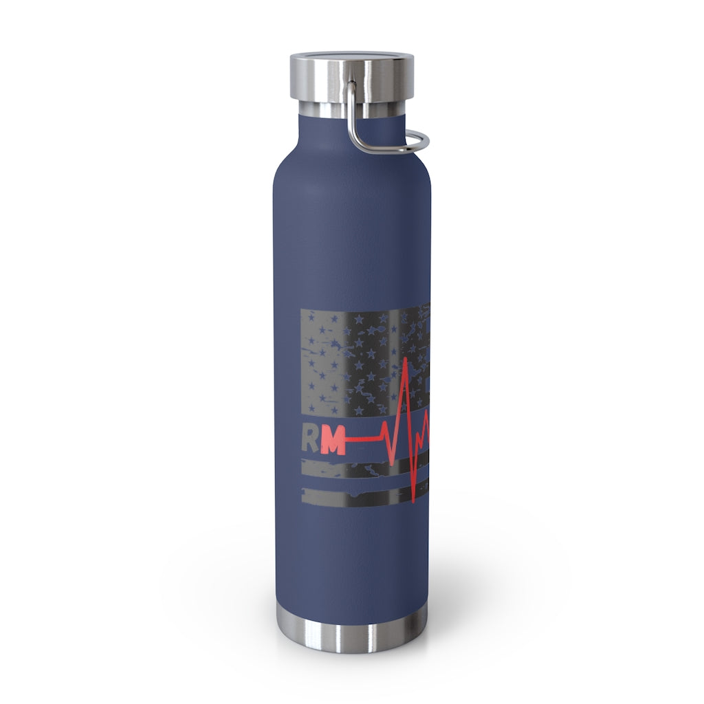 Thin Red Line Insulated Bottle Murse Life male nurse, murse life, Mug murse