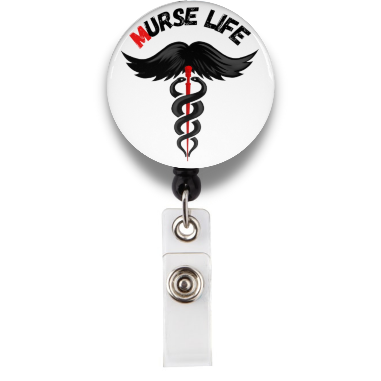 Murse Life Badge Reels Murse Life male nurse, murse life,  murse