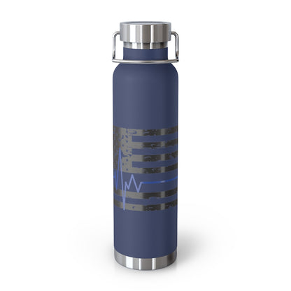 Thin Blue Line Insulated Bottle Murse Life male nurse, murse life, Mug murse