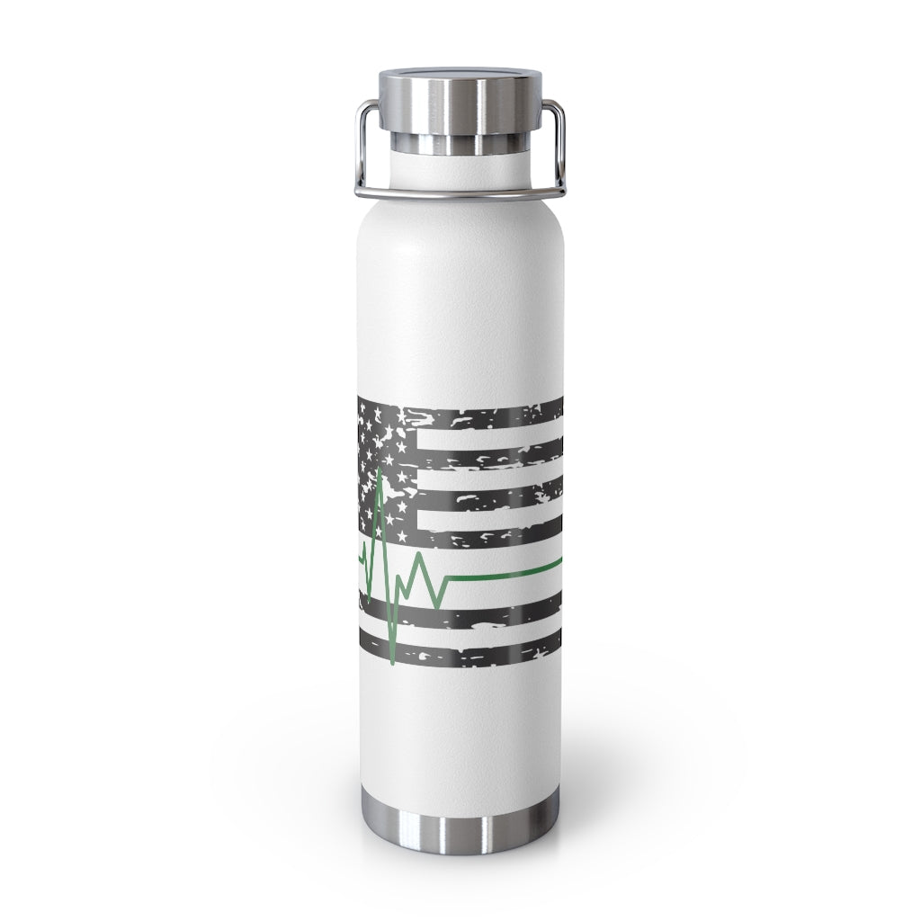 Thin Green Line Insulated Bottle Murse Life male nurse, murse life, Mug murse