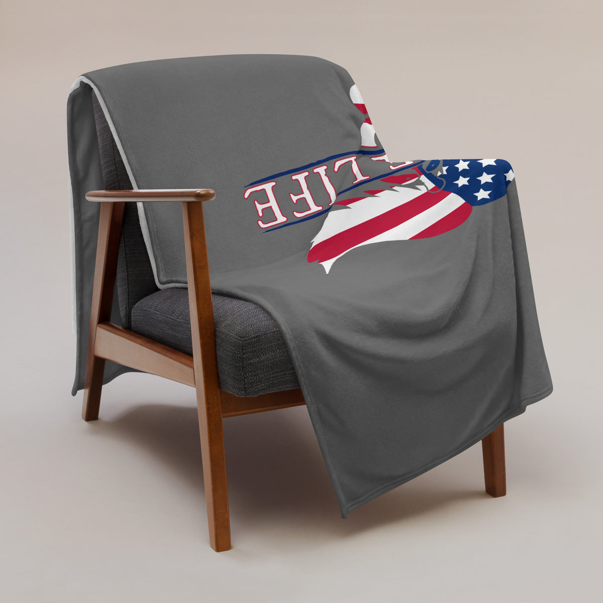 Murse Life Old Glory Throw Blanket