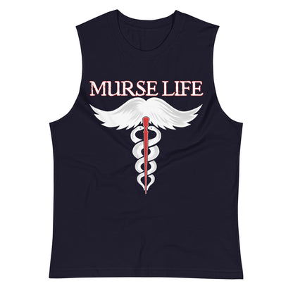 ML Pallor Stache Muscle Shirt