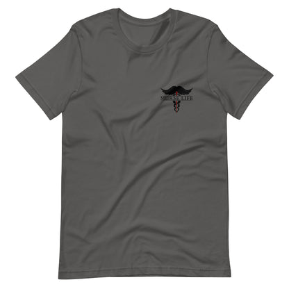 Red Line Skull Tee