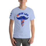 Orange and Blue ML T-Shirt Murse Life male nurse, murse life,  murse