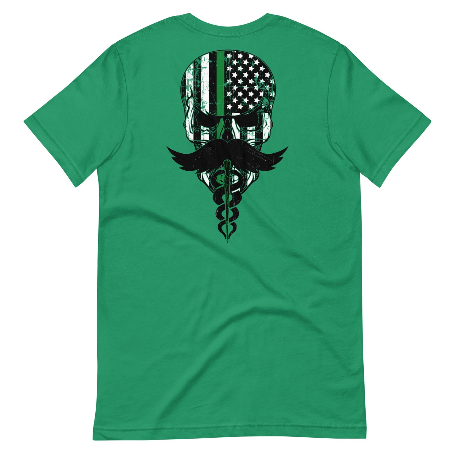 Green Line Skull Tee