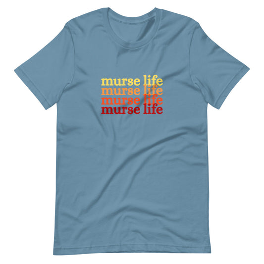 Retro Murse Life Tee Murse Life male nurse, murse life,  murse