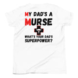 Youth "Murse Superpower" T-Shirt Murse Life male nurse, murse life,  murse